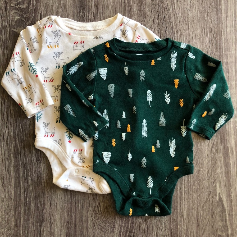 Old Navy Christmas Bodysuits